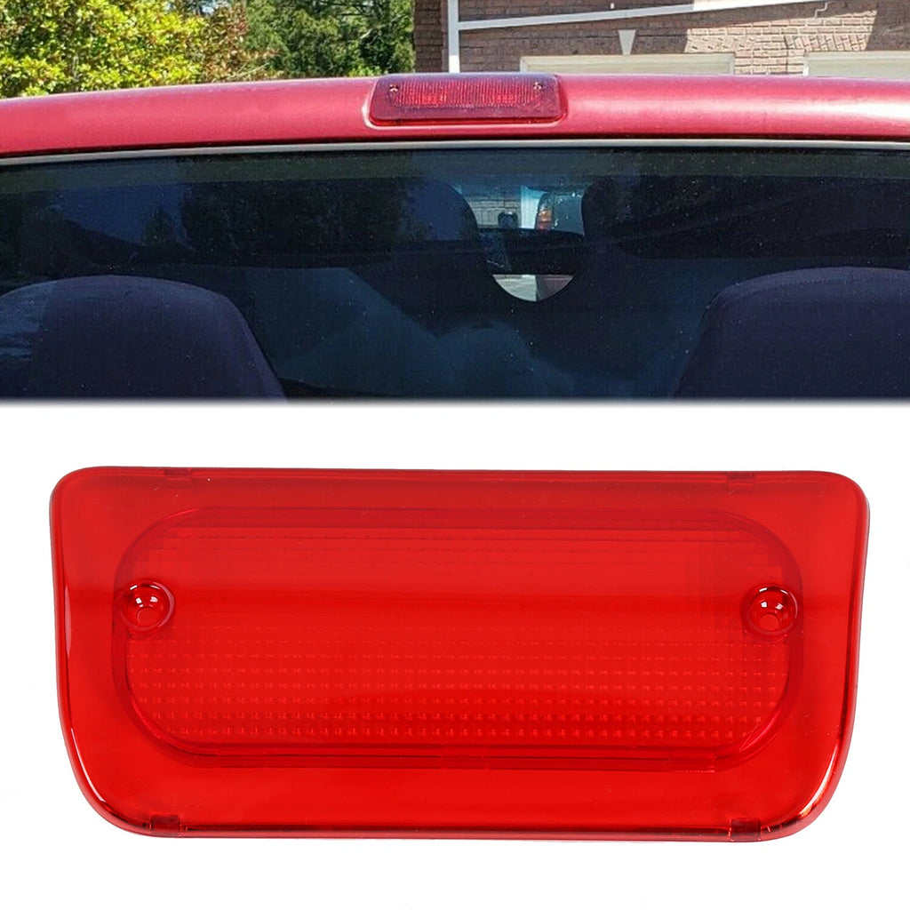 3rd Brake Light Lens for Chevy S-10 GMC Sonoma (1994–2004) Red