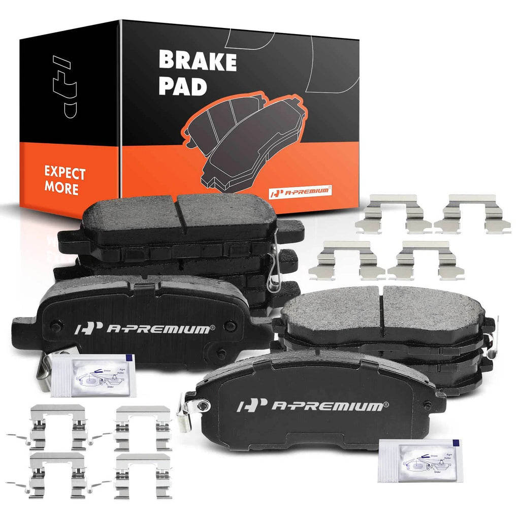 8x Ceramic Brake Pads for Nissan Altima (2002–2013) Sentra Juke