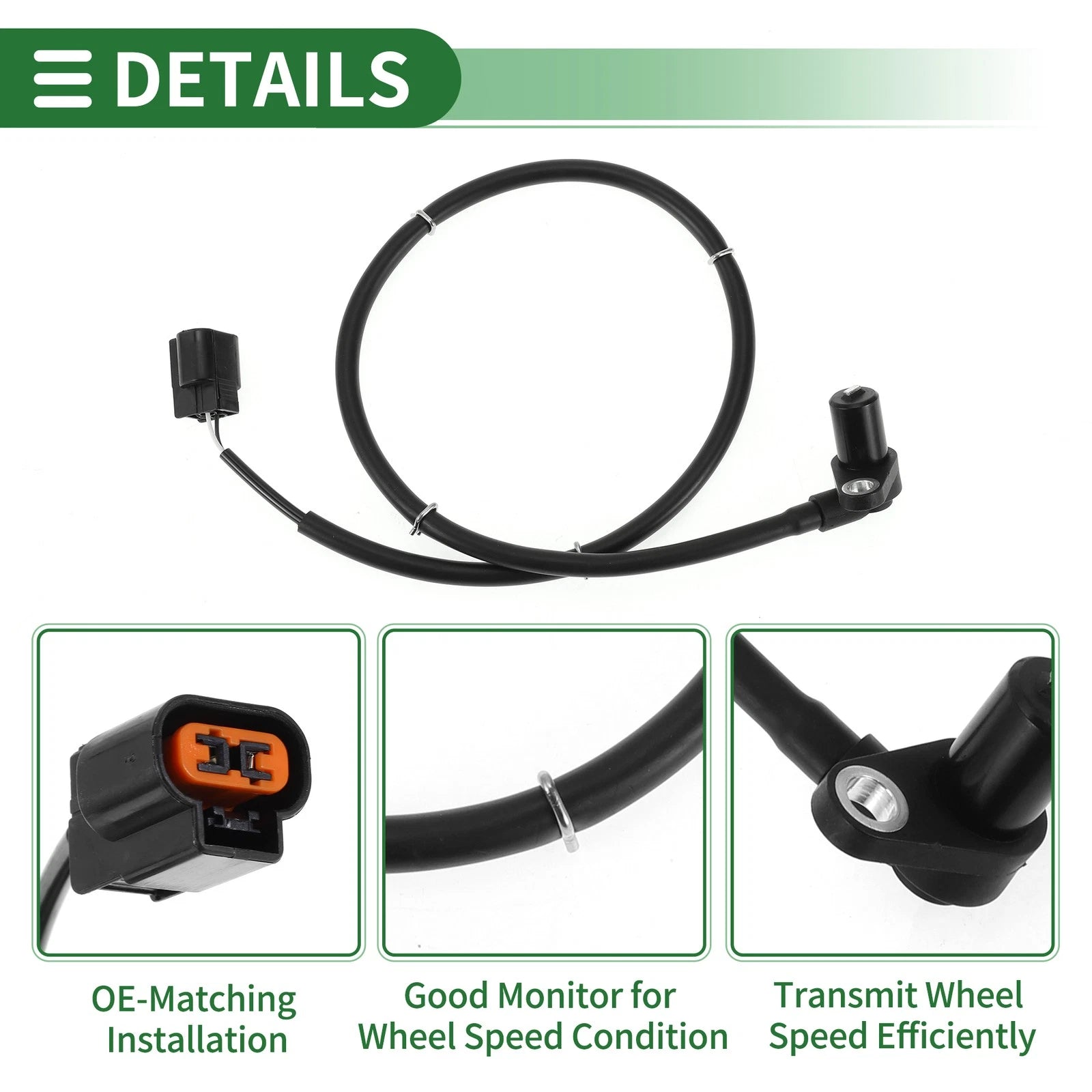 ABS Wheel Speed Sensor MR249527 for Mitsubishi Evo (2003–2006) Rear Right