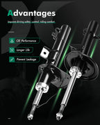 Full Set Shocks Struts for Ford Taurus (1996–2007)