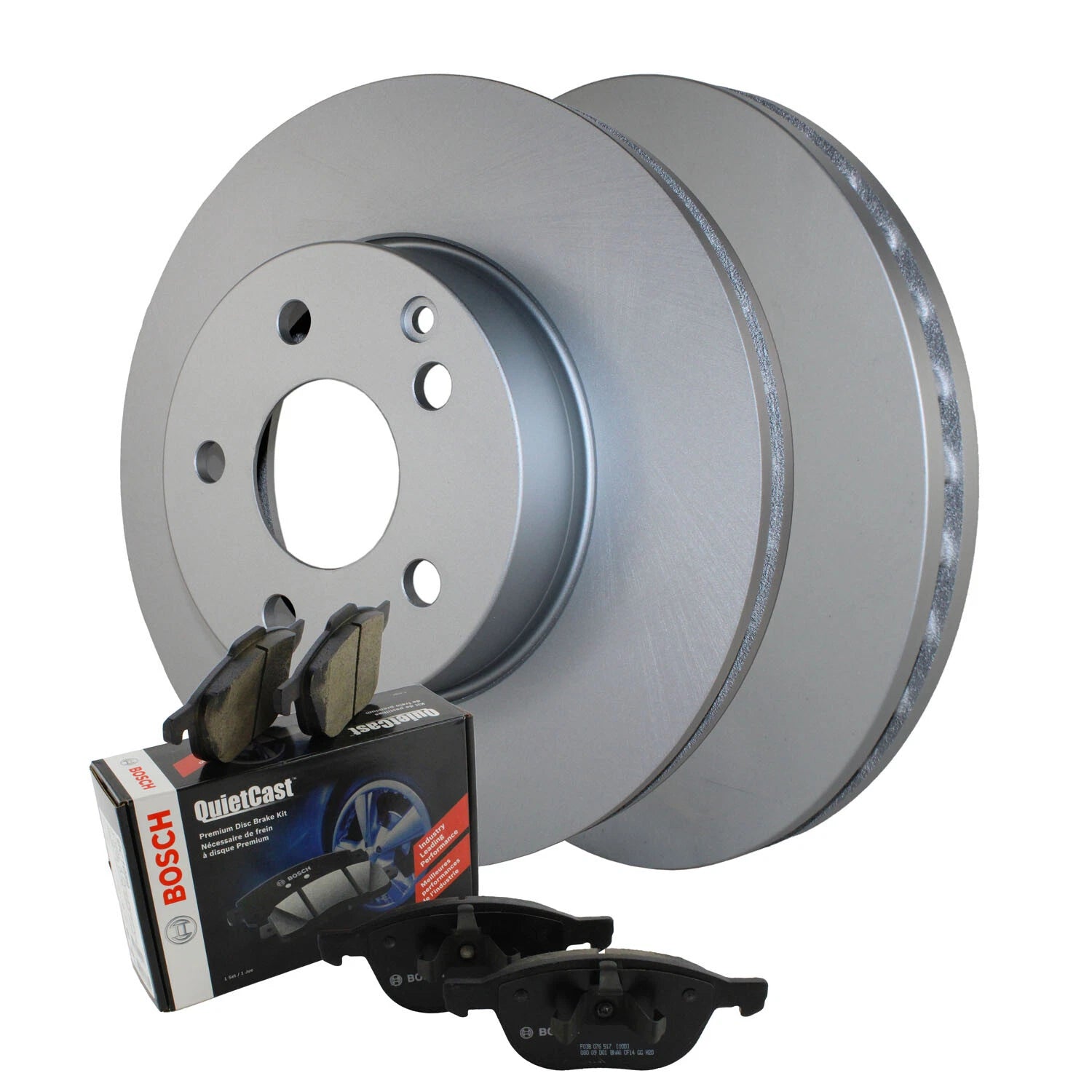 Front Brake Kit 295mm Disc Rotors & Semi-Metallic Pads for MB W204 W212 (2007–2015)
