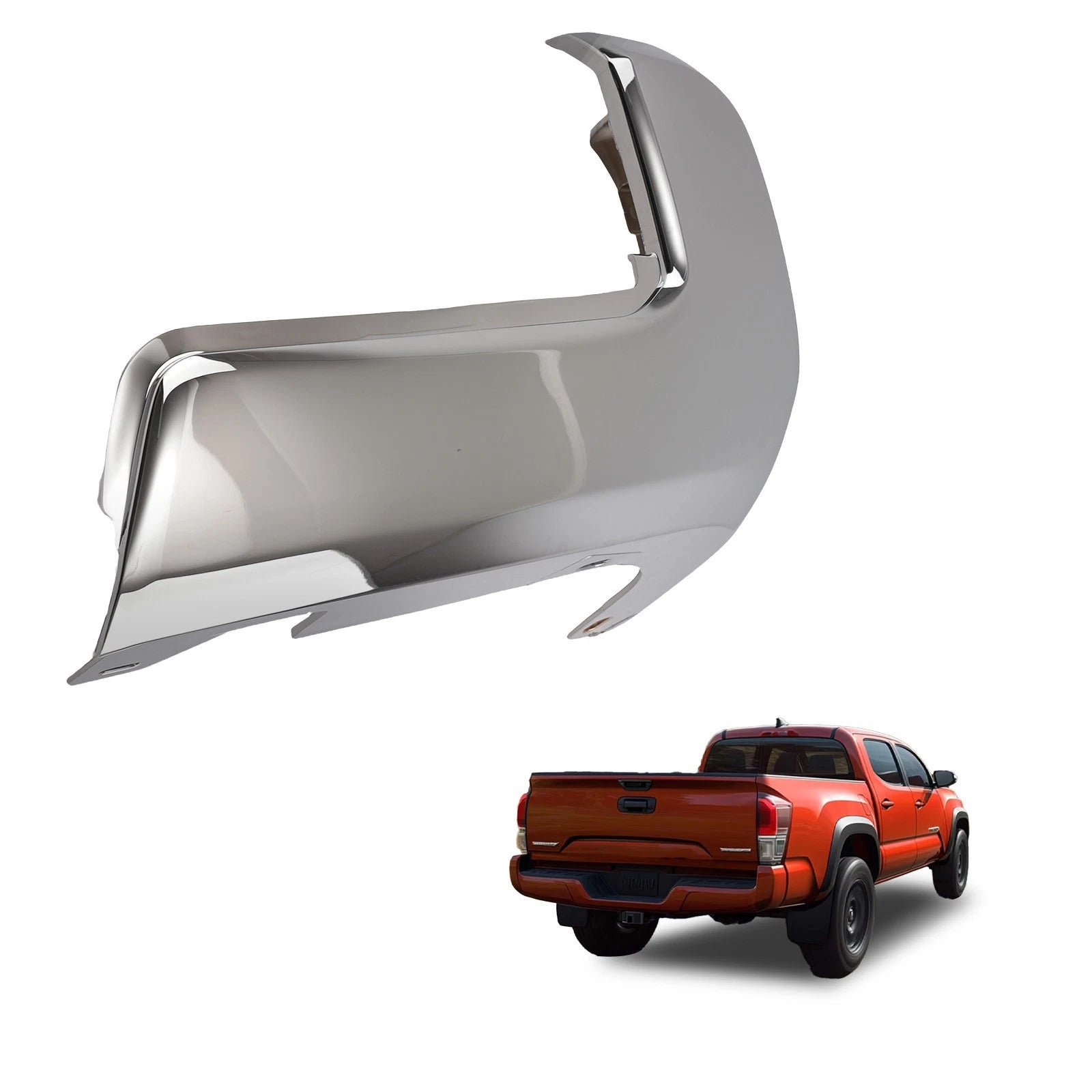 Chrome Right Rear Bumper End for Toyota Tacoma (2021–2023) 5215504020