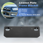 Front License Plate Bracket for Toyota 4Runner (2014–2024) No. 5211435040/TO1068130