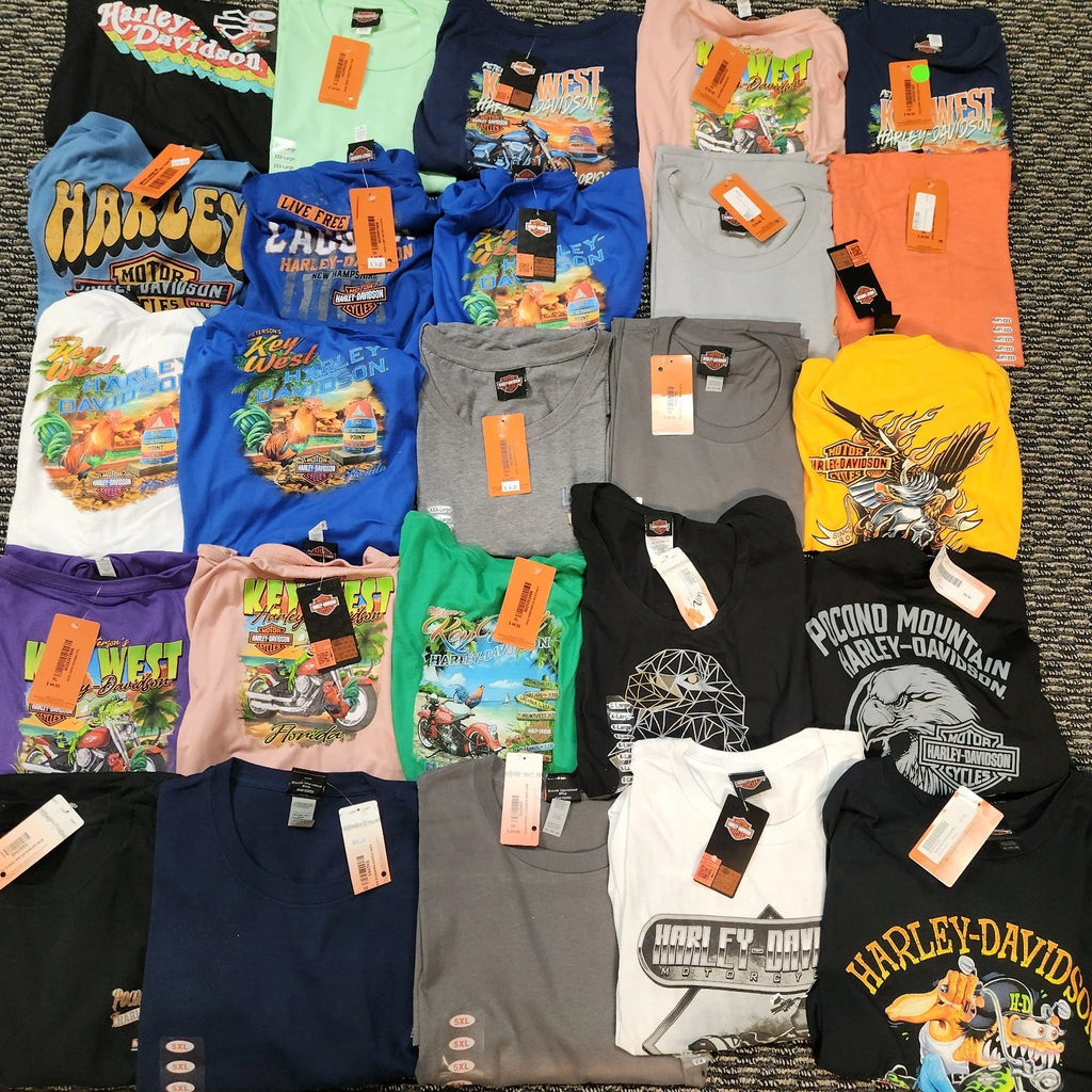 Set of 15 Harley-Davidson Men's T-Shirts 5XL NWT