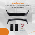 Rear Trunk Lip Spoiler Wing Gloss Black for BMW E36 3 Series M3 (1992–1999)