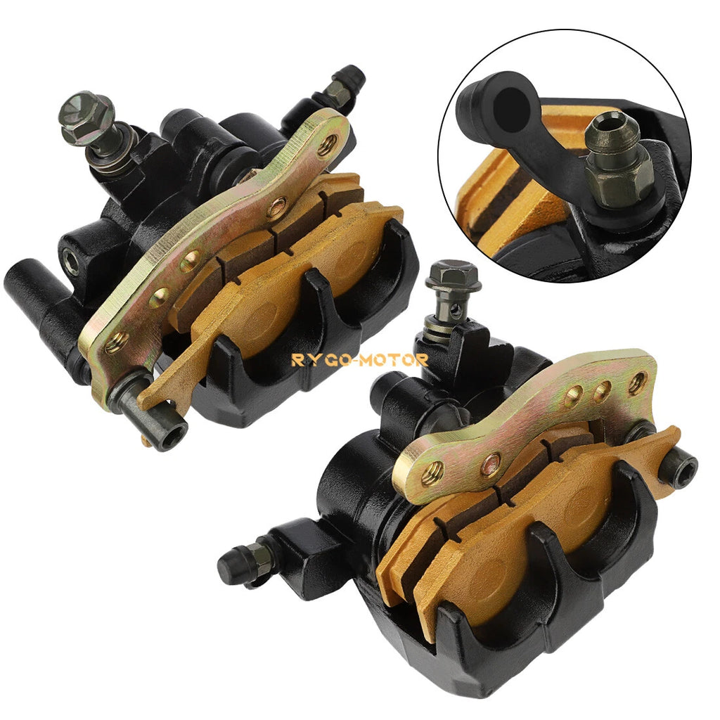 Front Brake Calipers & Pads for Kawasaki Bayou 300 KLF300-C, 400 KLF400-B (1990–2004)