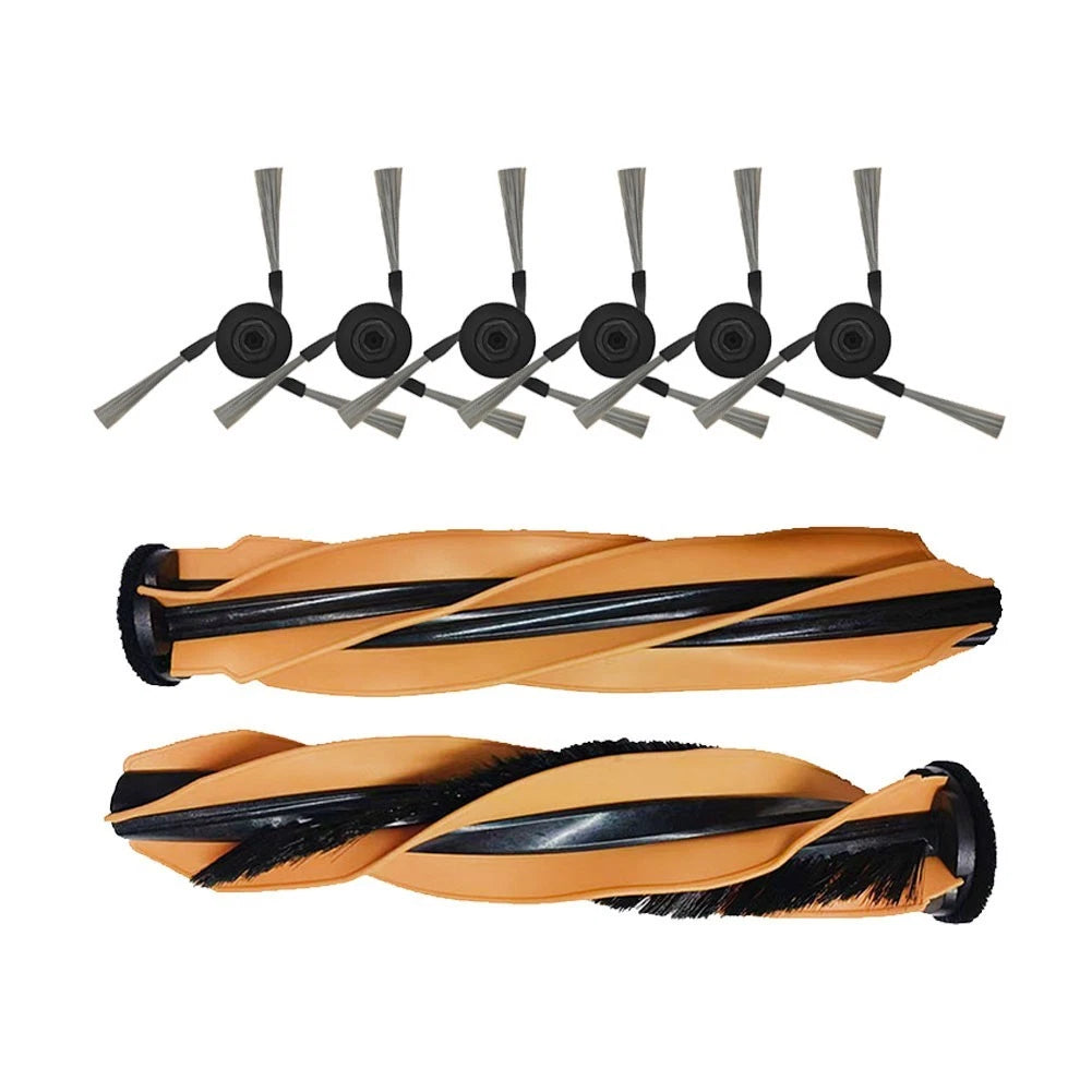 2 Main Brushes & 6 Side Brushes for Mova Z60 Ultra Pro (2019–2023)