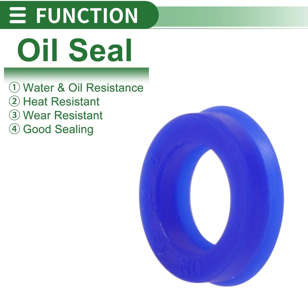 Set of 10 Oil Seal Ring 14x22x6mm for Rotary Shaft (High Pressure)