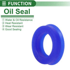 Set of 10 Oil Seal Ring 14x22x6mm for Rotary Shaft (High Pressure)
