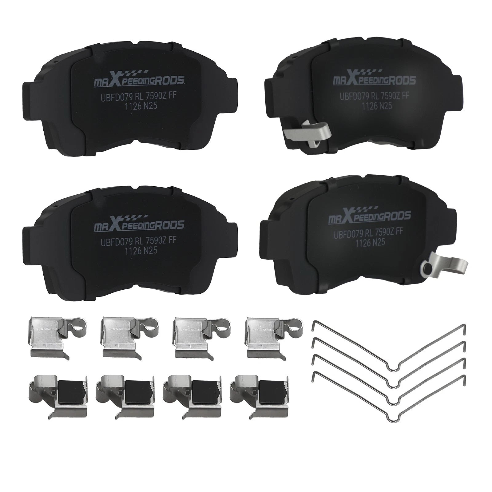 Front Ceramic Brake Pads Set for Toyota Camry Corolla RAV4 (1992–2001)