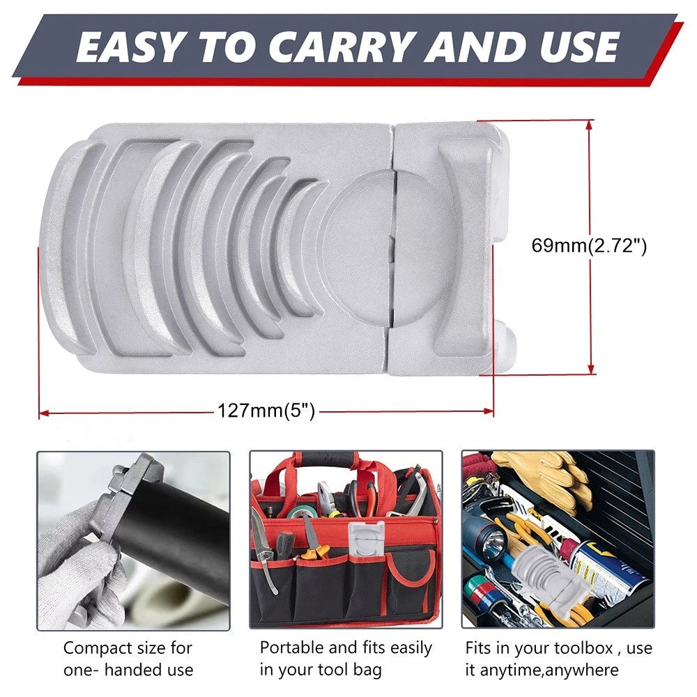 Plastic Pipe Reamer Deburring Tool for PVC (1 1/4'' to 4'')