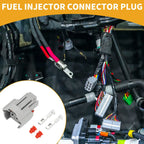 Fuel Injector Connector Plug for Hyundai Elantra Sonata Santa Fe (2011-2016)