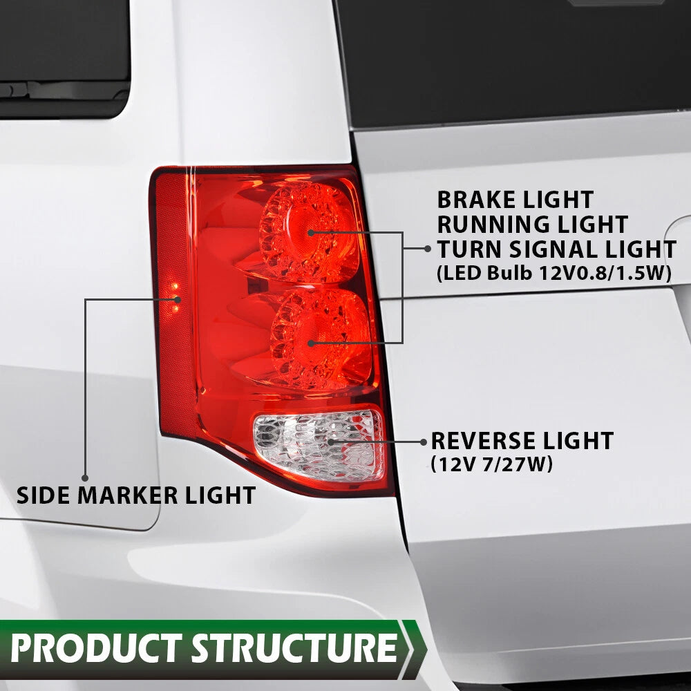 LED Tail Light Brake Lamp for Dodge Grand Caravan (2011–2020)