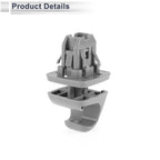 Sun Visor Holder Clip for Toyota Camry Highlander Corolla (No. 74348-06030) Gray