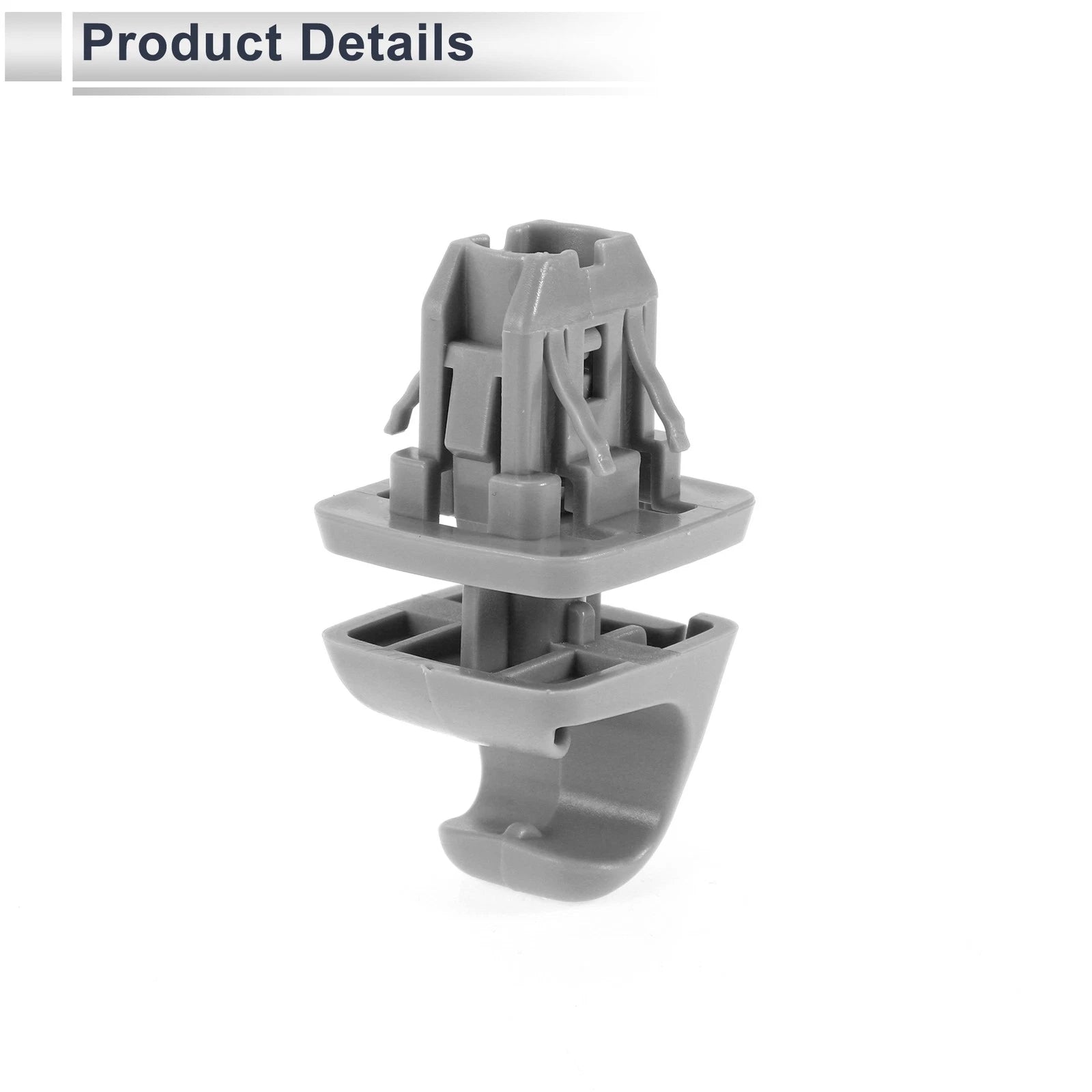 Sun Visor Holder Clip for Toyota Camry Highlander Corolla (No. 74348-06030) Gray