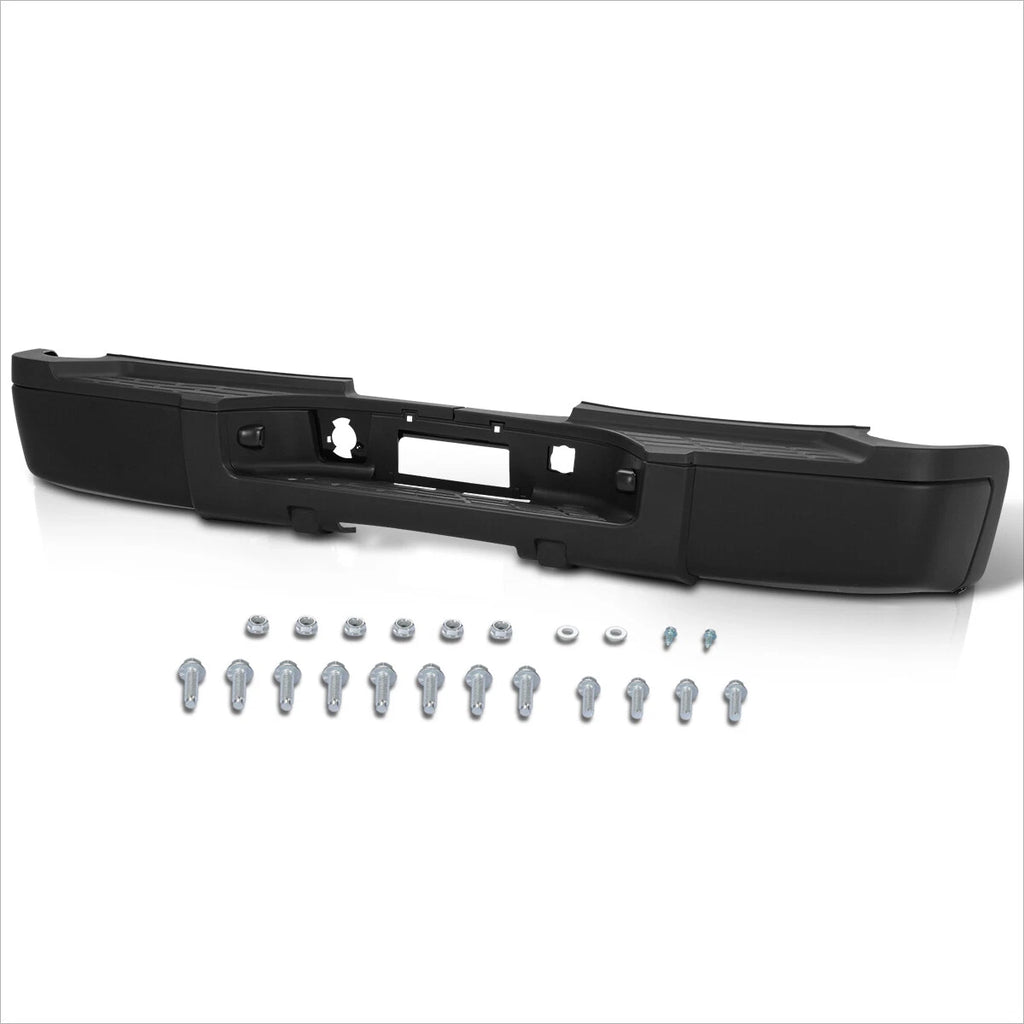 Rear Step Bumper + License Lights for Silverado Sierra 2500/3500HD (2011–2014)
