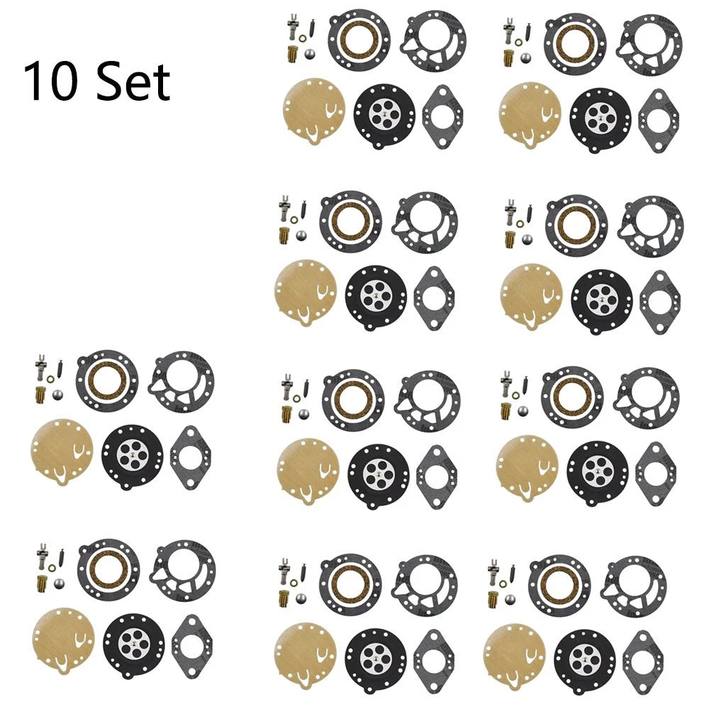 Set of 10 Carburetor Gasket Kits for Tillotson RK-114HL HL Series