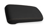 Leather Console Lid Armrest Cover for Chevrolet Colorado (2015–2022) Beige Stitch