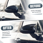 Set of 2 Rearview Mirror Cover Overlays Gloss Black for Kia K5 (2021–2023)