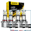 Set of 2 AUXITO 9005 & 9006 LED Headlight Bulbs for High Low Beam