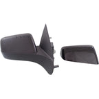 Set of 2 Heated Power Mirrors for Ford Focus (2008–2011) - Paintable Black