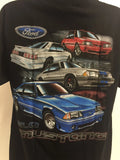 Mustang T-Shirt for Ford Mustang GT Black Crew Neck (2005–2014)