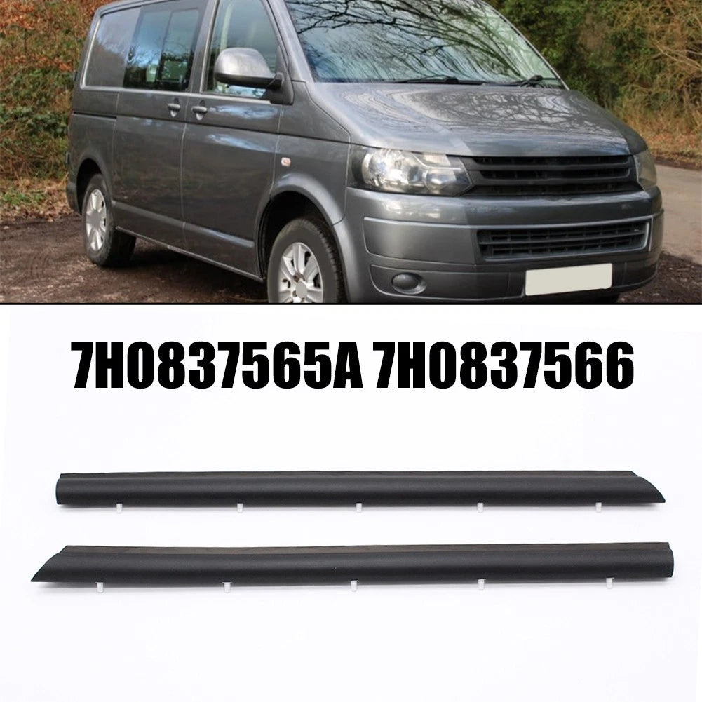 Set of 2 Car Door Seal Strips for Transporter T5 T6 (2003–2019)