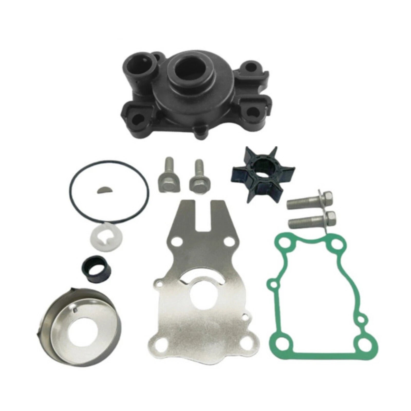 Water Pump Repair Kit w/Housing for Yamaha Outboard Engine (63D-W0078-01-00)