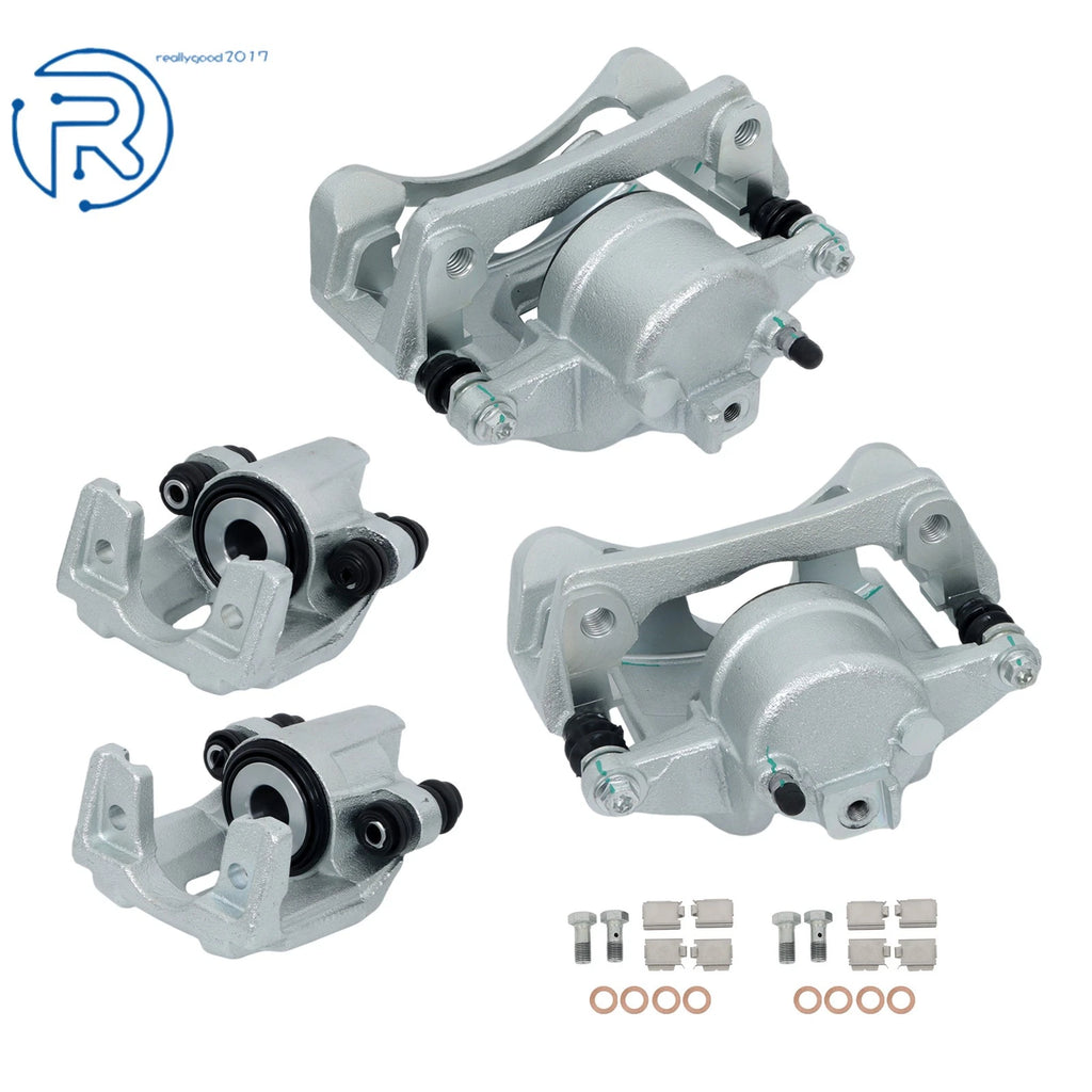 Set of 4 Brake Calipers for Jeep Liberty (2003–2007)