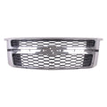 Replacement Black Chrome Plastic Front Grille (See compatibility Chart)