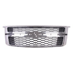 Replacement Black Chrome Plastic Front Grille (See compatibility Chart)