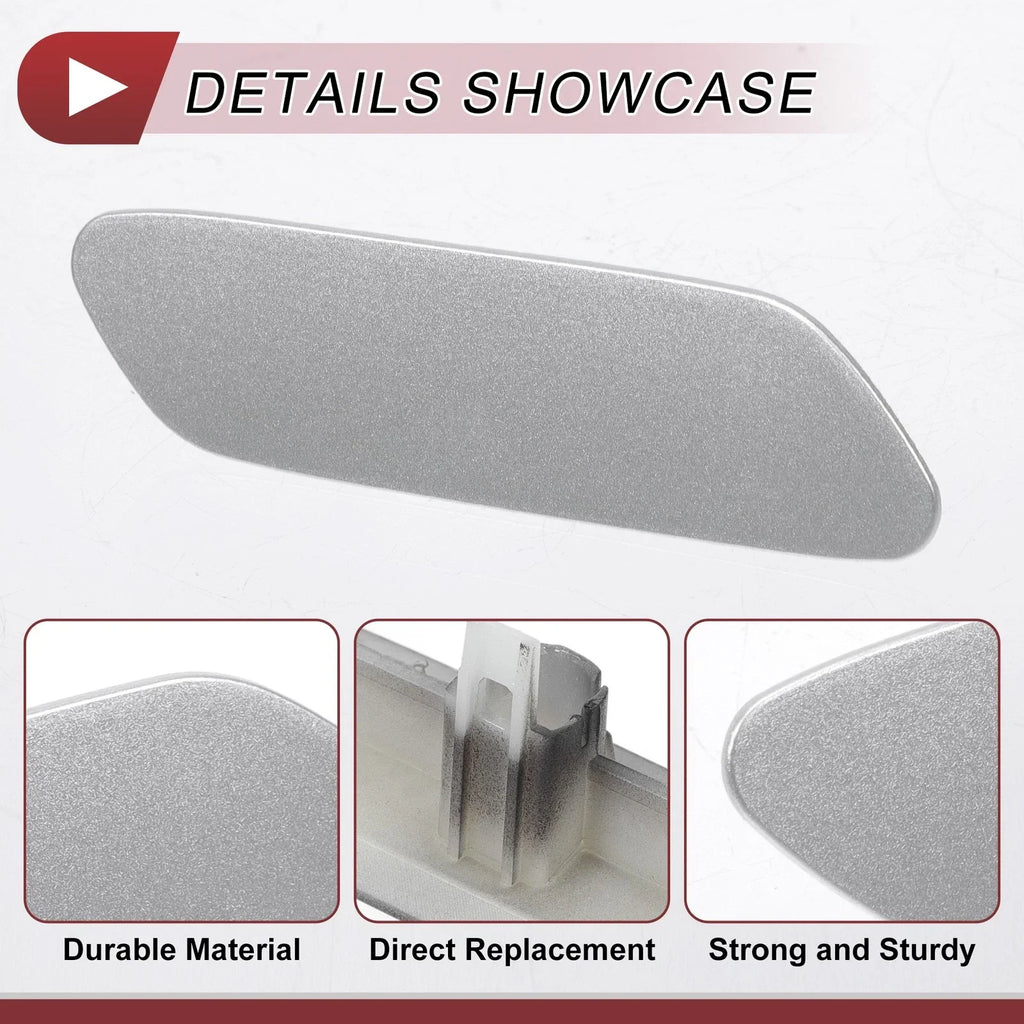 Front Right Washer Nozzle Cover for Lexus RX350 (2016-2019) - Silver Tone 1 x