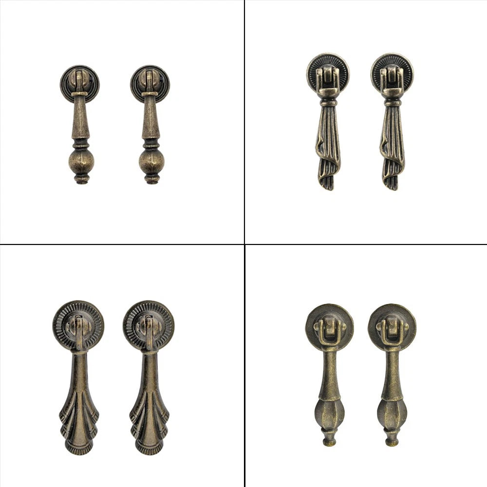 2X Furniture Pull Knob with Screw for Cabinet Drawer Door Handle
