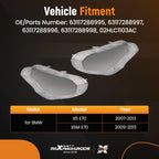 Pair Headlight Lens Cover for BMW X5 (2007-2013)