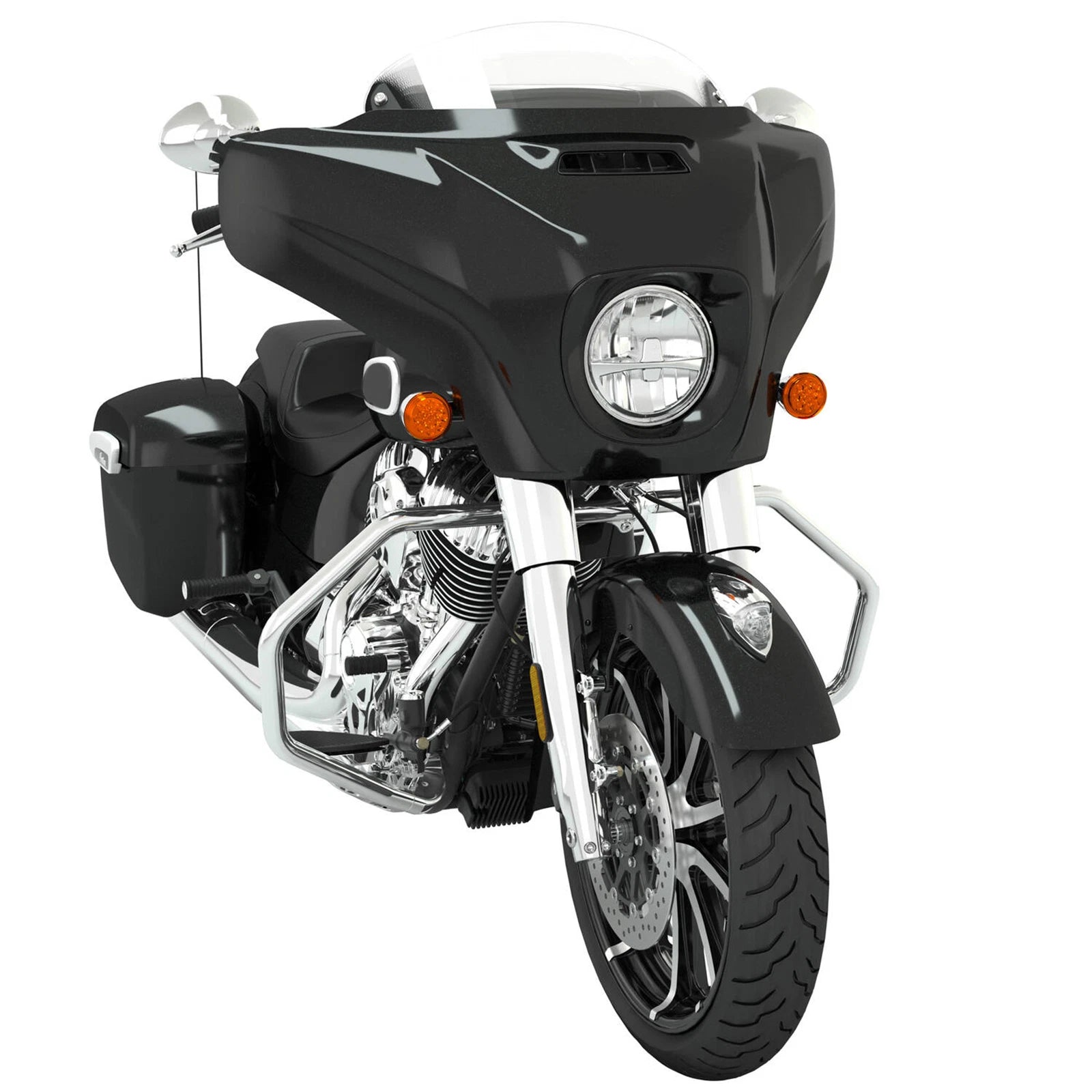 Chrome Engine Guard Highway Crash Bar for Indian Chieftain (2014–2023)