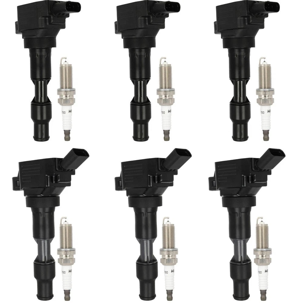 Set of 6 Ignition Coils & Iridium Spark Plugs for Kia Sorento (2018–2020)