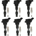 Set of 6 Ignition Coils & Iridium Spark Plugs for Kia Sorento (2018–2020)