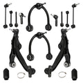 Set of 14 Front Upper Lower Control Arms for Jeep Commander Grand Cherokee (2005–2010)