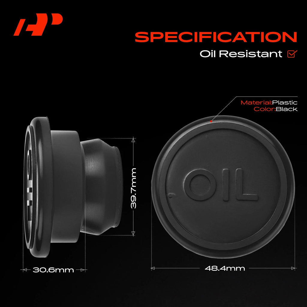 Engine Oil Filler Cap for Chevy Malibu, Impala, Camaro, Corvette, Blazer