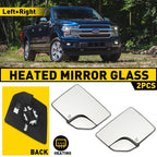 Set of 2 Mirror Glass for Ford F150 (2015–2020) Power Heated Spotter