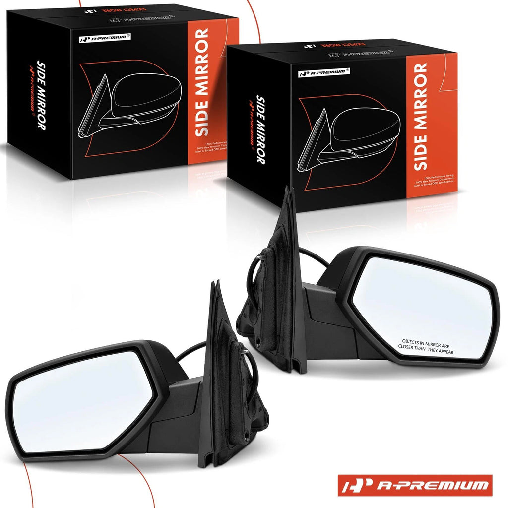 Power Mirrors Pair with Power Fold Heated for Chevy Silverado 1500 (2014–2018)