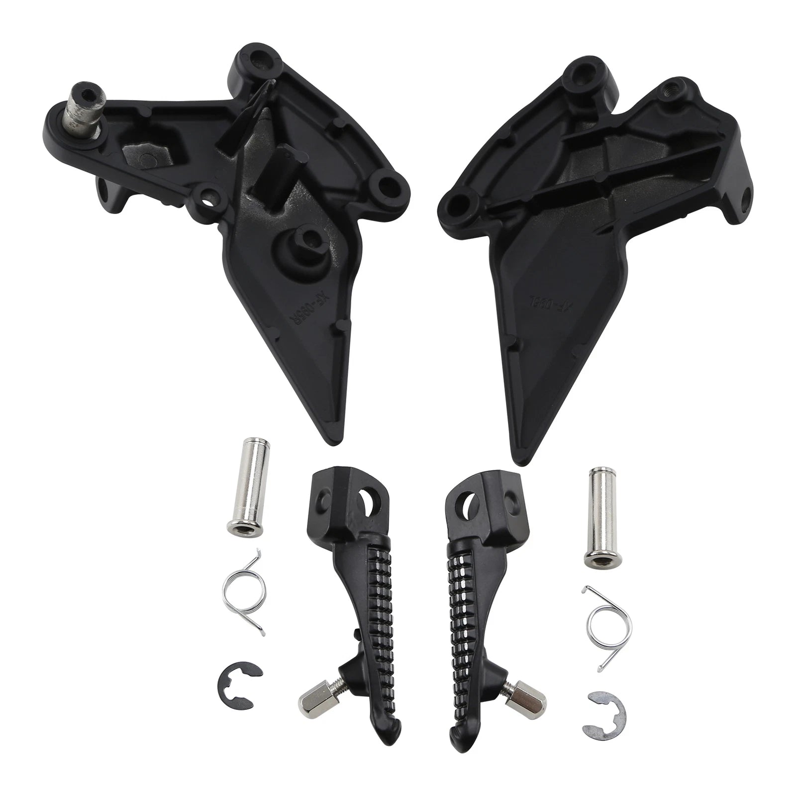 Driver Front Footpegs Footrest Bracket for Kawasaki Z1000 ZR1000 (2010–2023)