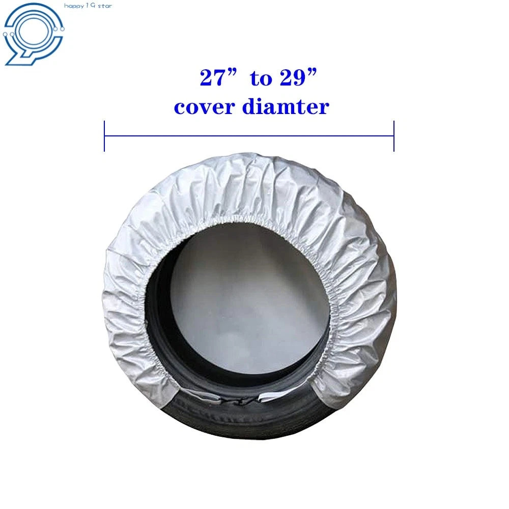 Set of 4 Tire Covers for RV Travel Trailer (27-29 Inch)