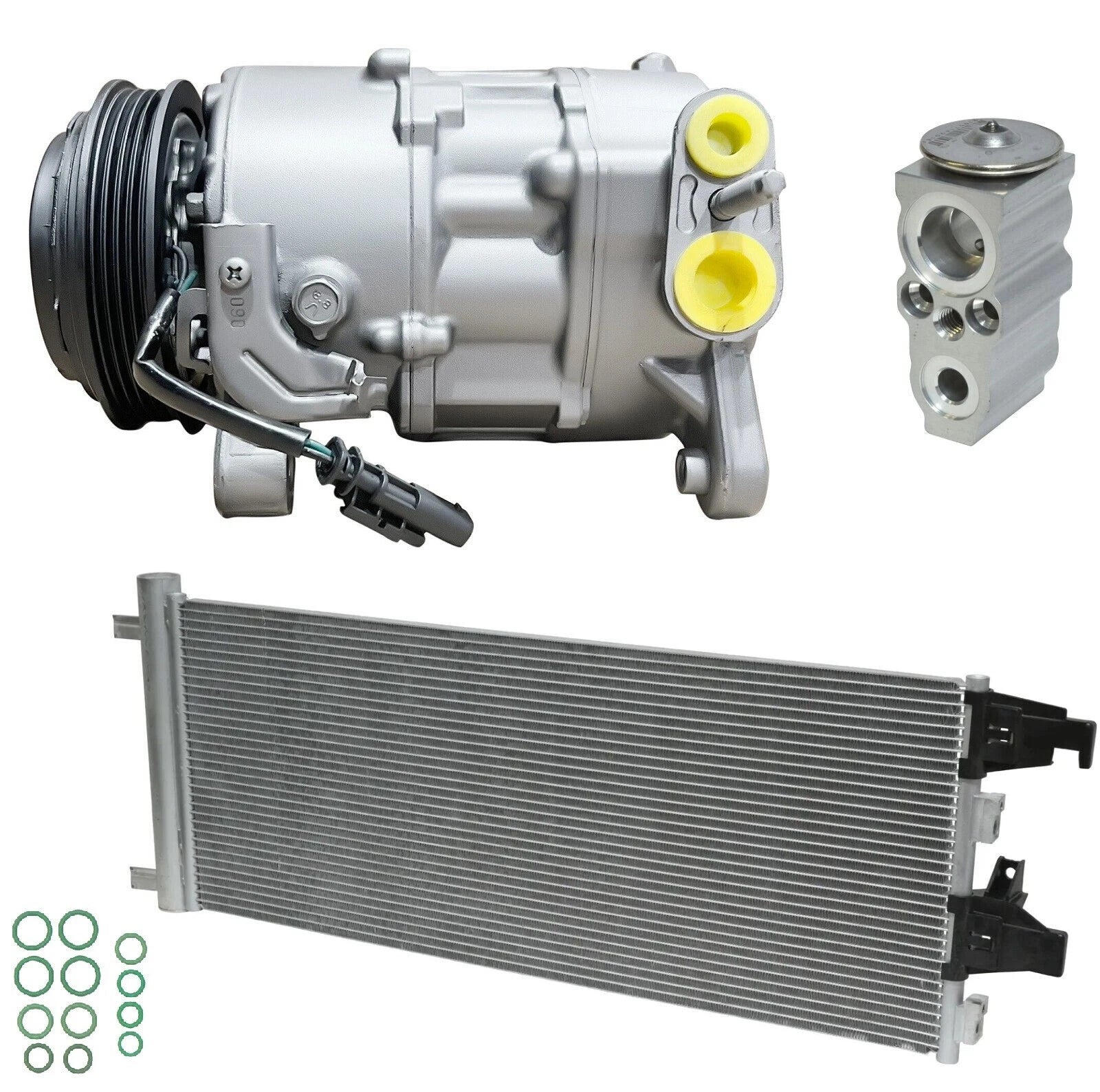 AC Compressor Kit With Condenser for Chevrolet Silverado 1500 (2021–2021)