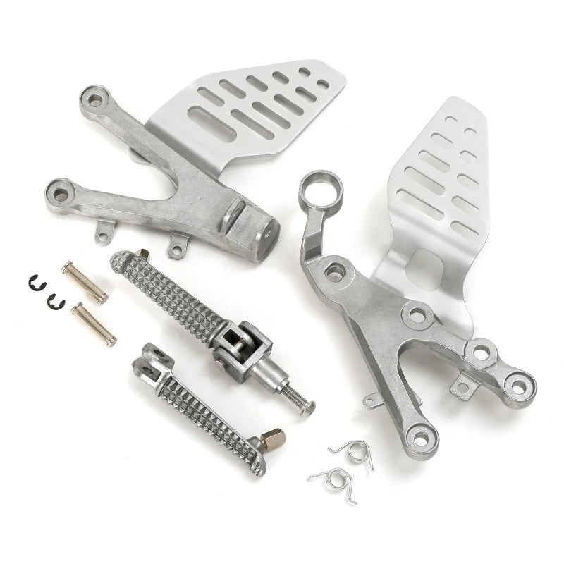Set of 2 Front Foot Rest Pegs Bracket for Yamaha YZF R6 (2006–2016)
