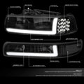 LED DRL Tinted Clear Side Headlight Bumper Lamp for Silverado (1999–2002)