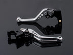 Short Brake Clutch Levers for Suzuki GSXR1000 (2007–2008) Silver T9