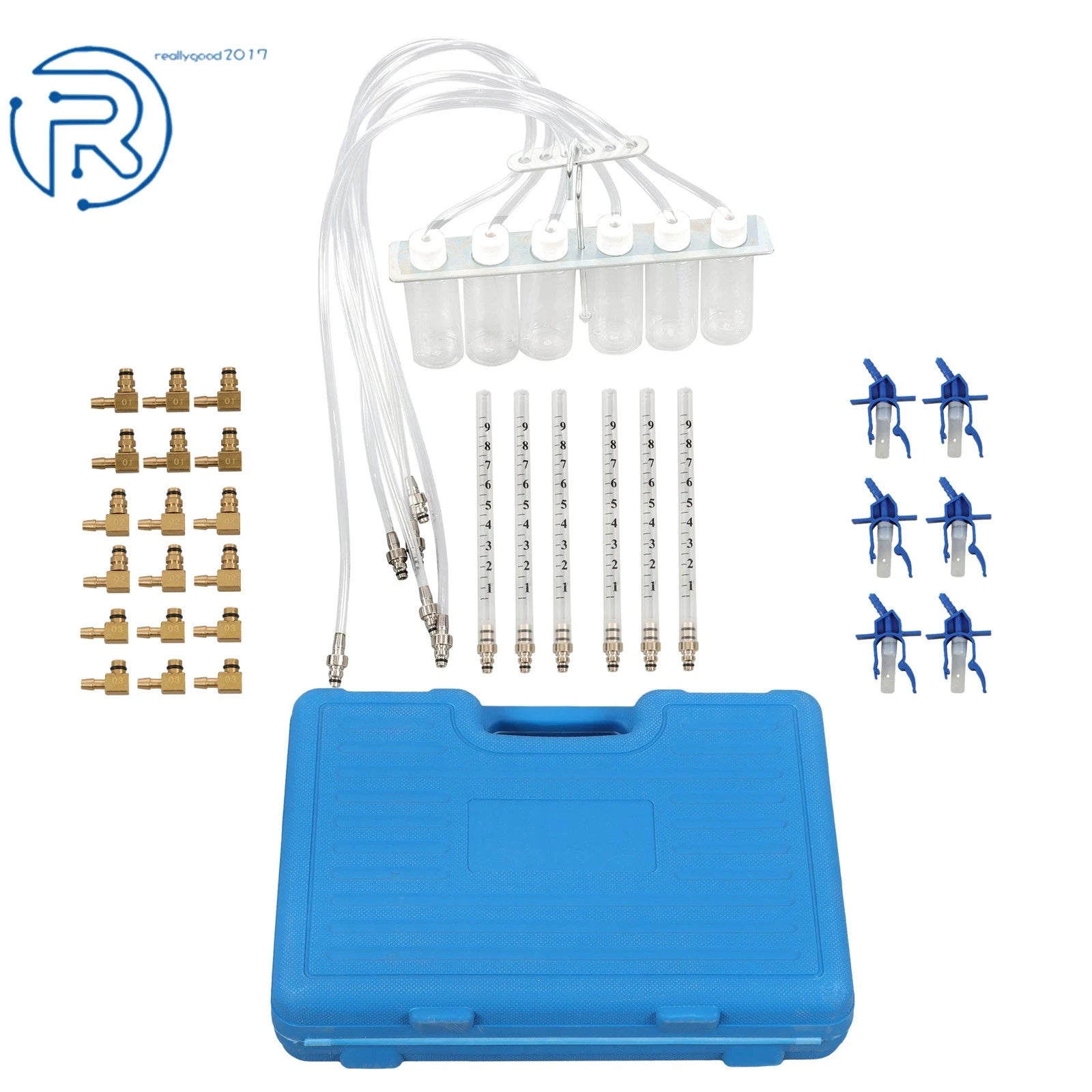 6 Cylinder Diesel Injector Flow Test Kit for Common Rail (Heavy Duty)