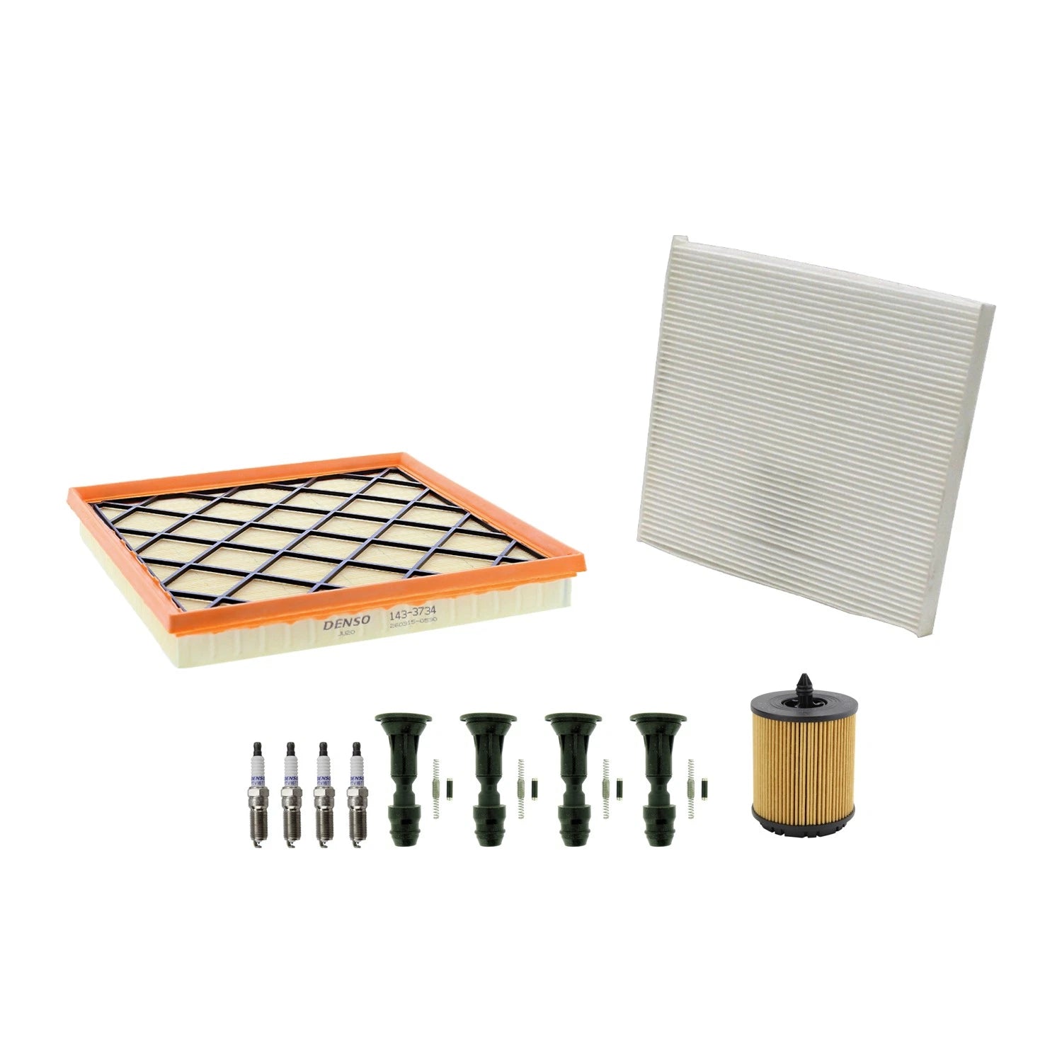 Tune Up Kit with 4 NGK Spark Plugs & Boots for Equinox Terrain (2010–2015)