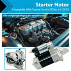 Starter Motor 1.1kW 9T 12V CW for Lotus Elise, Toyota Corolla ZZE122 (2001–2007)